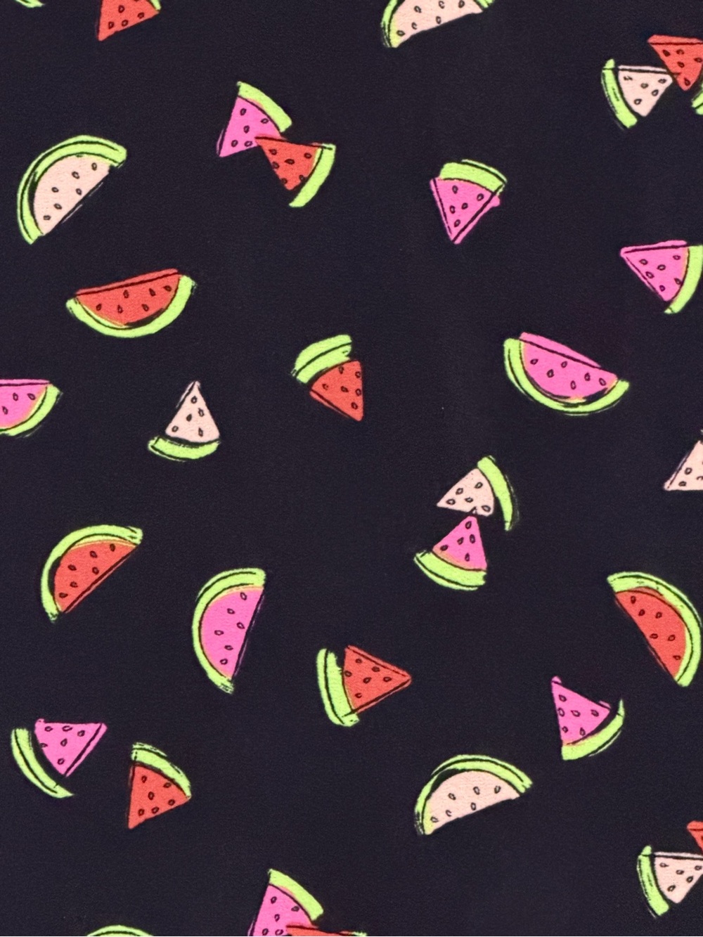 Maison Jules Navy Blue Watermelon and Pink Polka Dot Sleeveless Tank Size XL - Picture 6 of 7